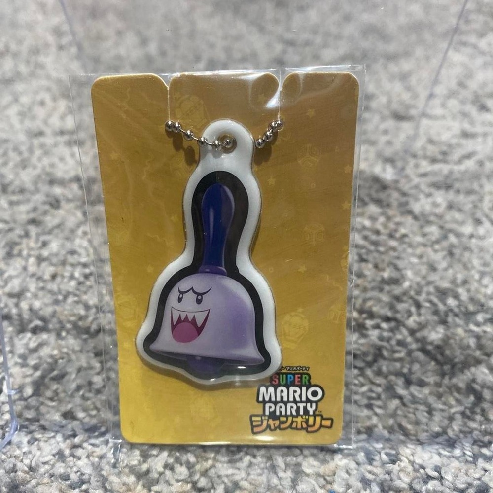 Nintendo Keychain Super Mario Party Jamboree Boo 7-11 Promo Purple New